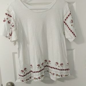 White shirt size large